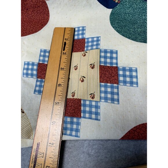 Vintage Springs Industries 43x45 Cotton Fabric Patchwork Flower Design Multicolo - Picture 4 of 6